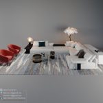 Living room scene 3dsmax corona