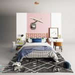 BEDROOM 3D SCENE 3DSMAX CORONA RENDER